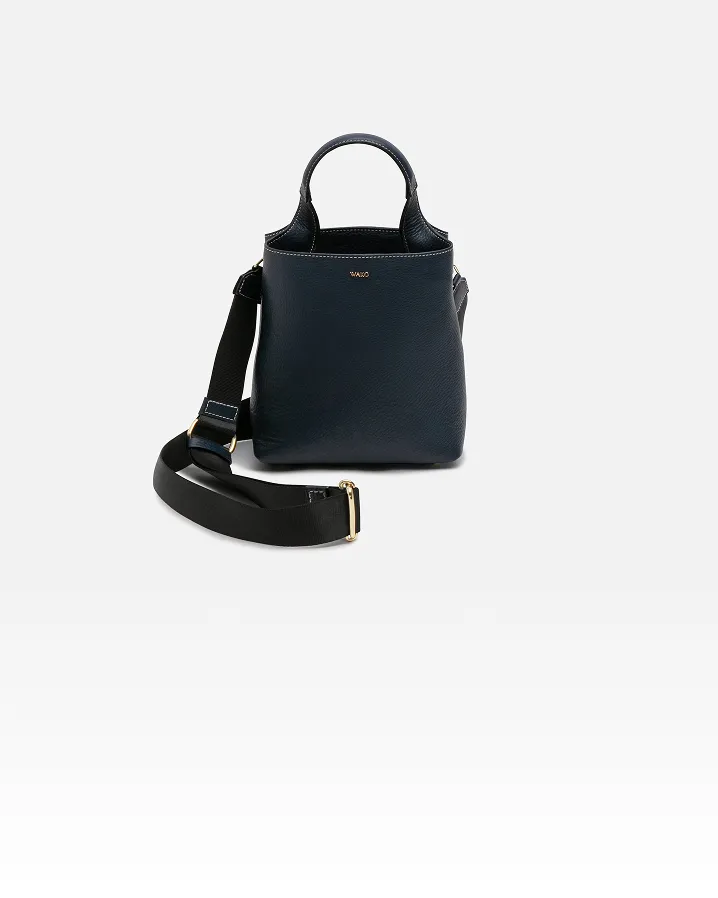 mica della valle ミニバッグ ネイビー
