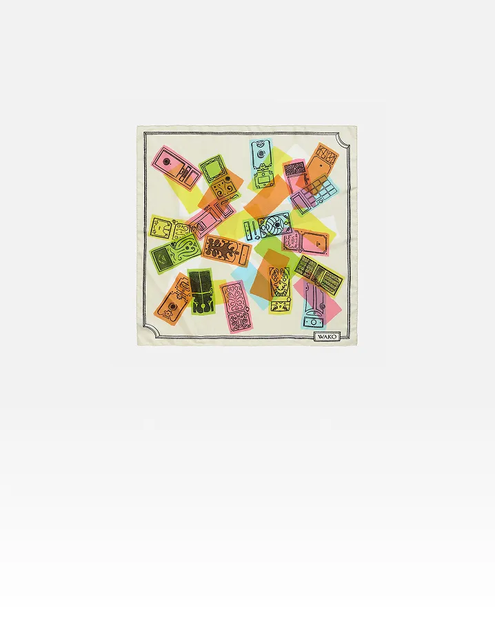 ルイス・メンド スカーフ マルチカラー