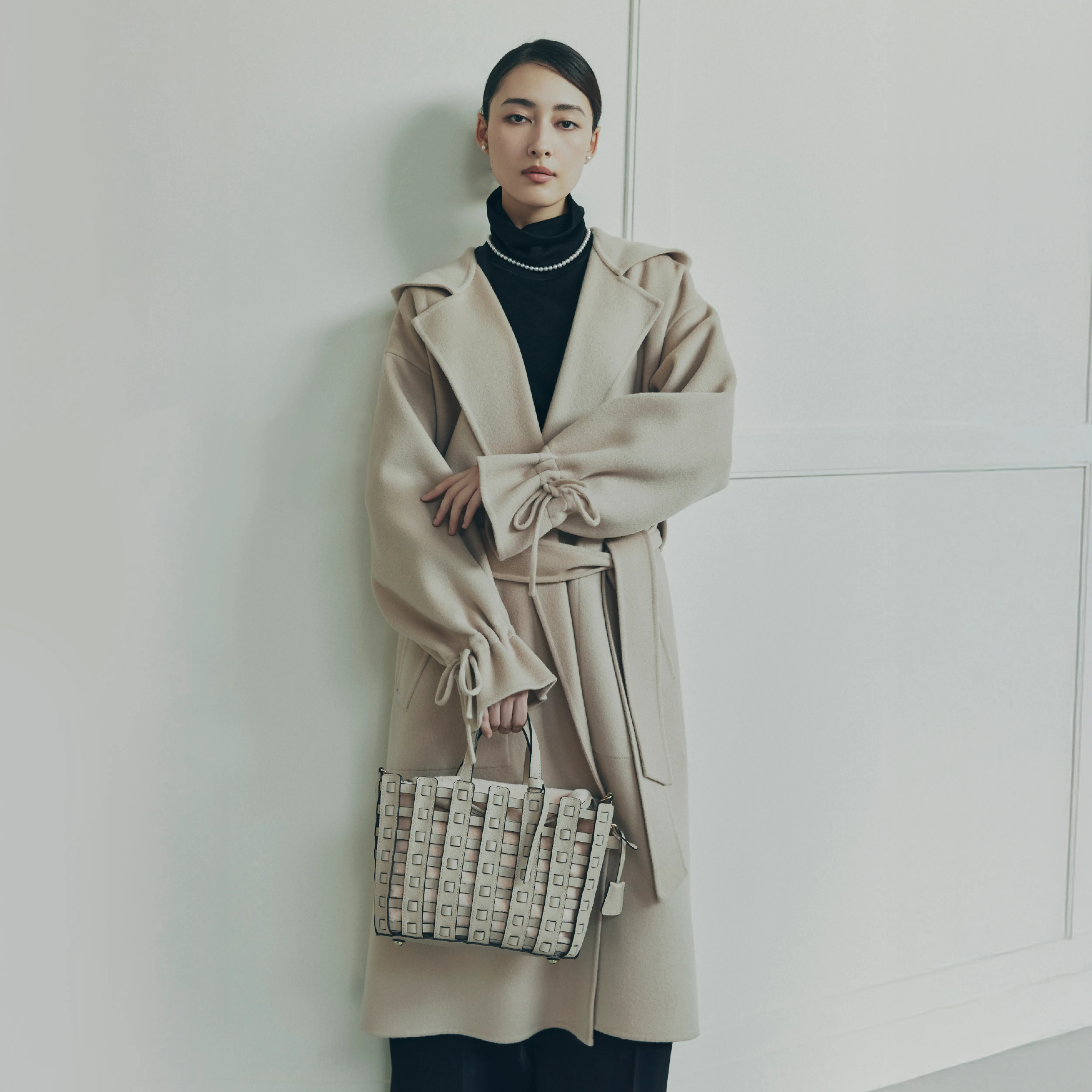 WAKO オリジナル　スクエアバック　ブルー UNISEX ウォータープルーフバッグ グリーン