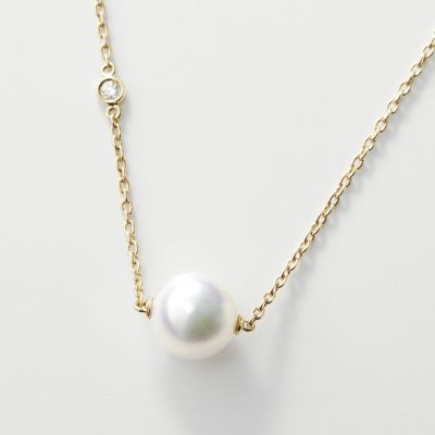 和光 GINZA ネックレス ストーン 石 金 18K モチーフ GOLD-