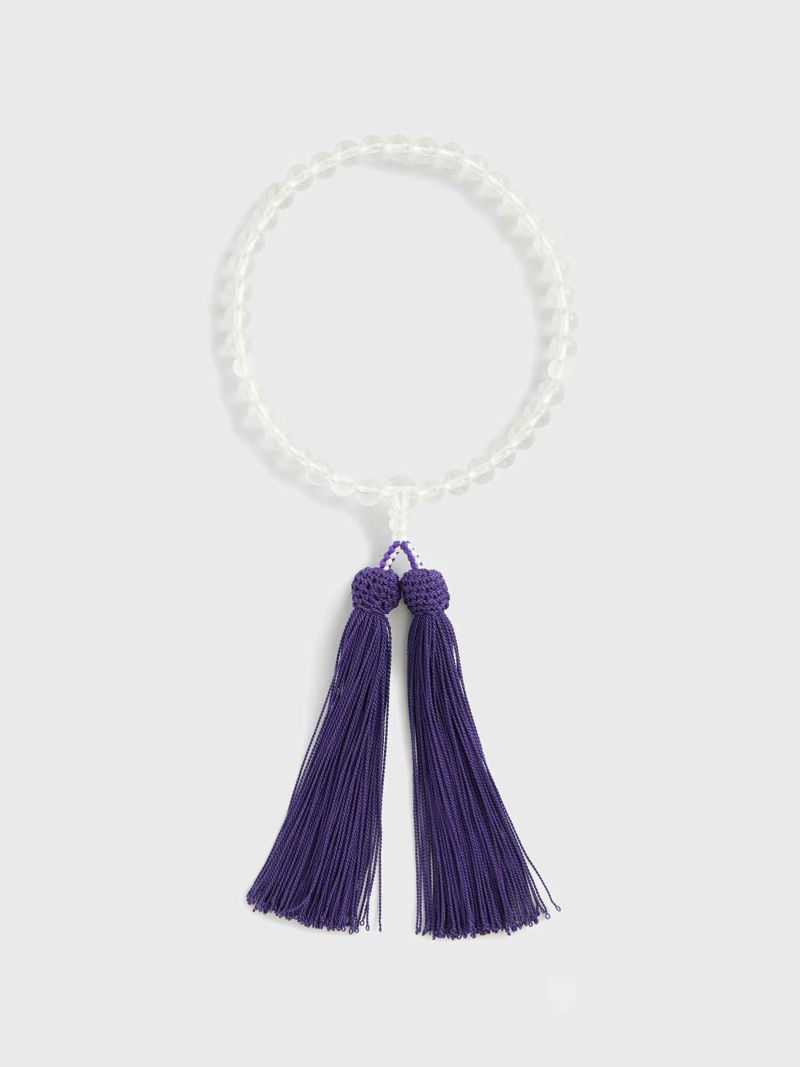 安田松慶堂 念珠〈水晶 共仕立・女性用〉 |小物（袱紗、数珠、手袋