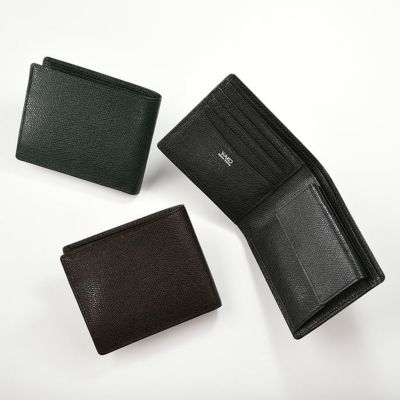 低価豊富な未使用 WAKO 和光 ☆ レザー 折財布 財布 ブラック マルチケース 財布