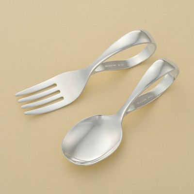 銀製 ベビースプーンフォークセット |テーブルウェア | WAKOオンライン
