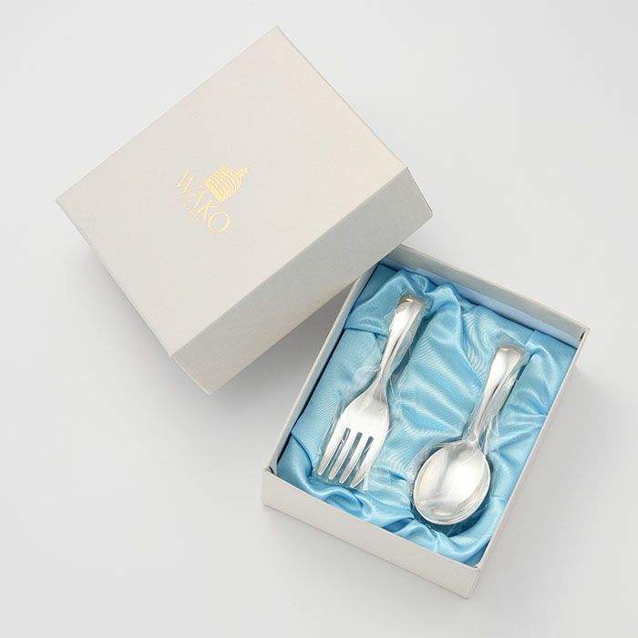 銀製 ベビースプーンフォークセット テーブルウェア Wakoオンラインストア 銀座 和光 銀製 ベビースプーンフォークセット テーブルウェア Wakoオンラインストア 銀座 和光