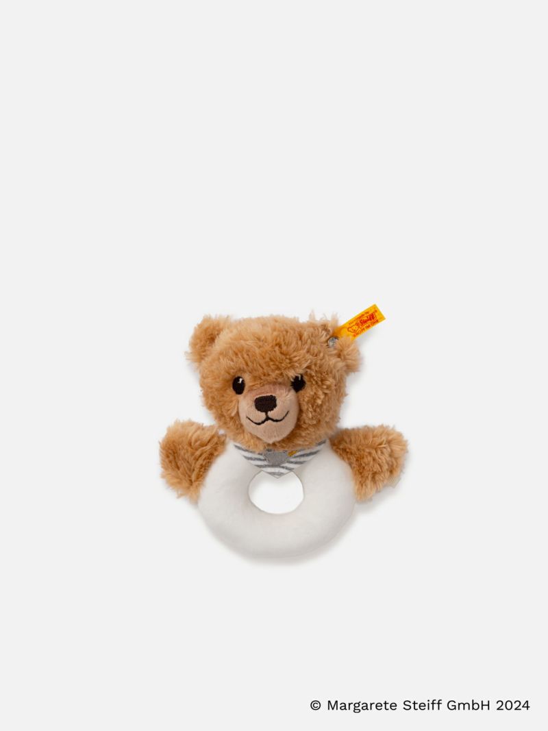 Steiff シュタイフ ベビー おやすみクマちゃん グリップトイ 12 ブルー