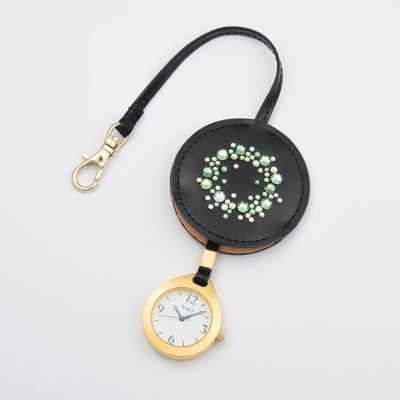 WAKOルーペ付き提げ時計　和装小物　懐中時計