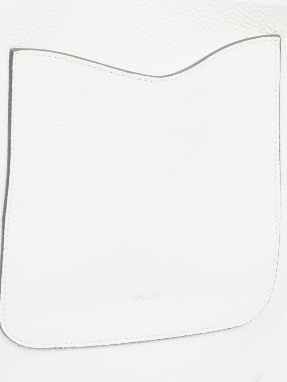 WAKO×MAURO GOVERNA バッグ WAKO CALLIE MISO ラージ ホワイト