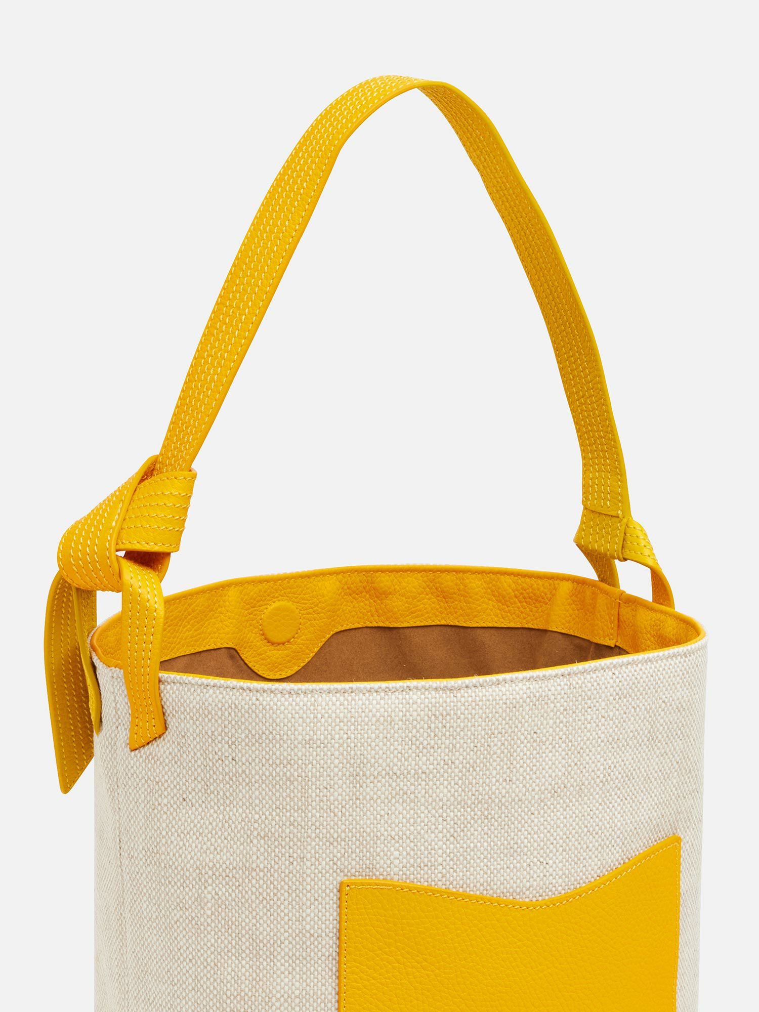 WAKO×MAURO GOVERNA キャンバス バッグ WAKO CALLIE MISO イエロー  