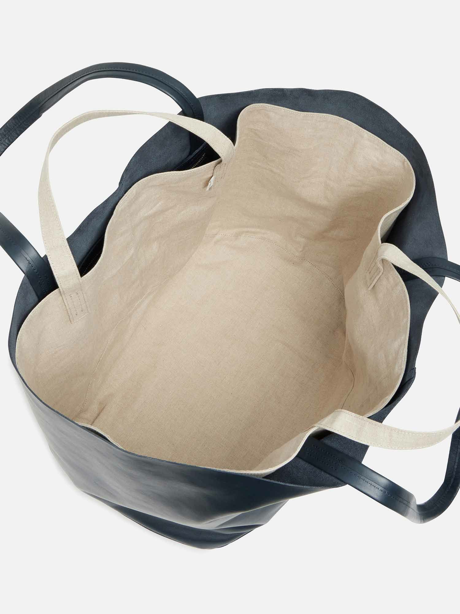 MANACO トートバッグ ラージ ネイビー |トートバッグ | WAKO公式 