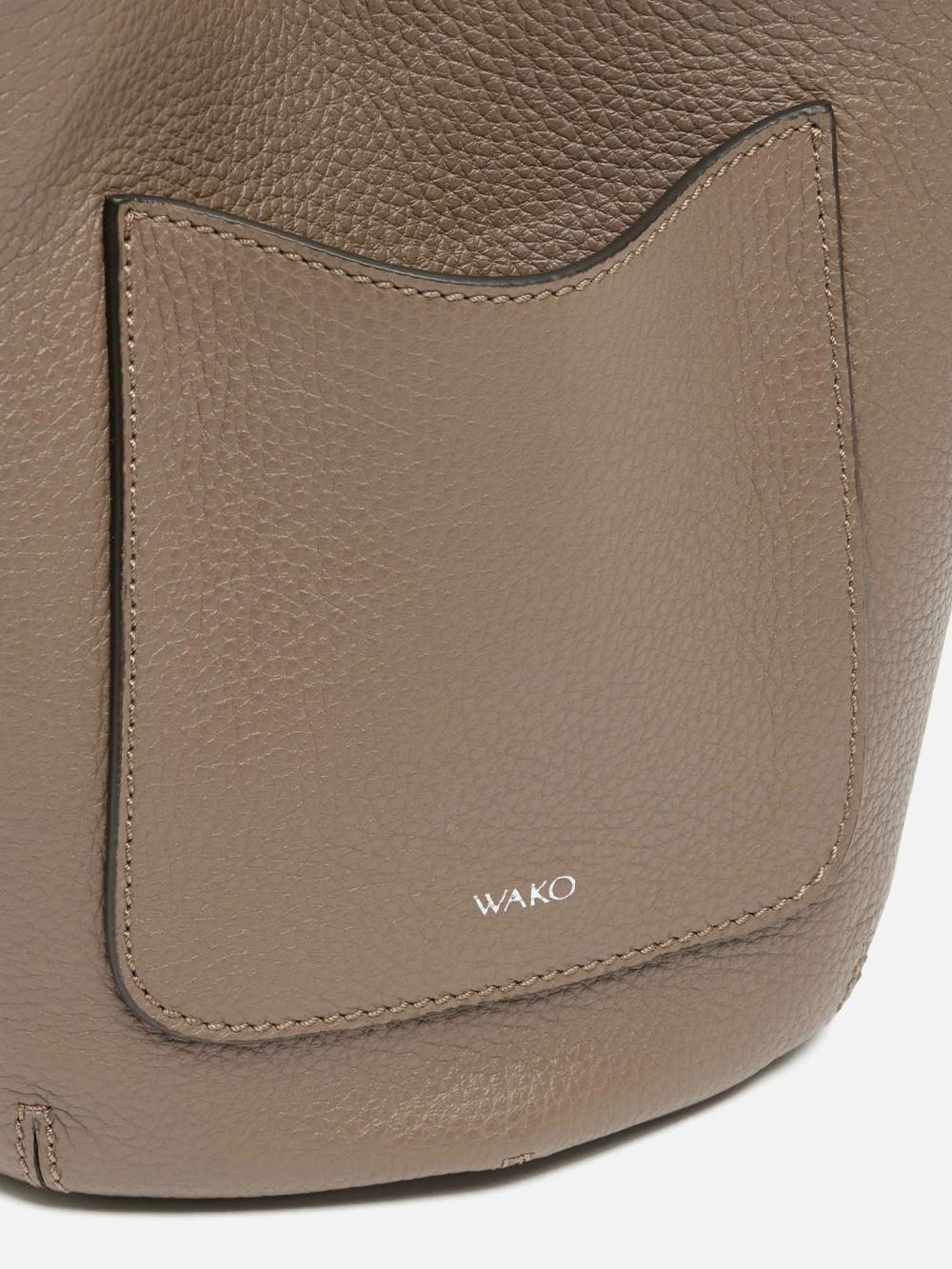 専用品WAKO×MAURO GOVERNA CALLIE 現行品 定価16万 WAKO×MAURO GOVERNA バッグ WAKO CALLIE MISO ラージ ミディアムグレー