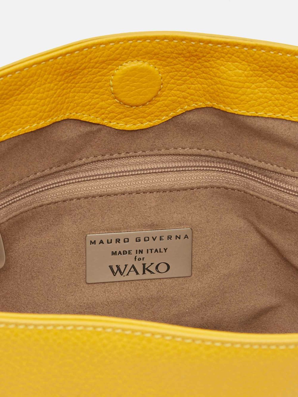 WAKO×MAURO GOVERNA バッグ WAKO CALLIE MISO スモール イエロー