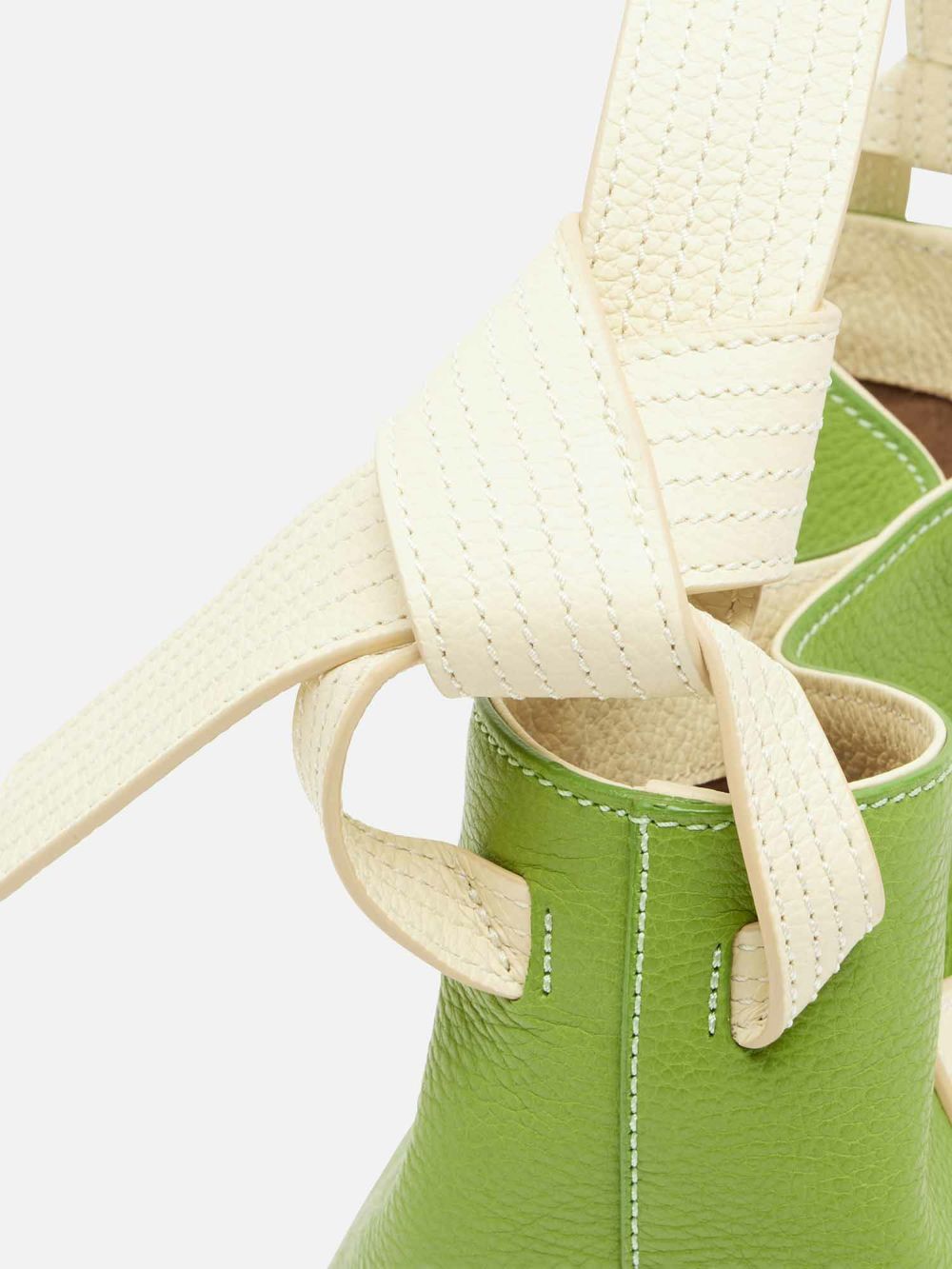 WAKO×MAURO GOVERNA バッグ WAKO CALLIE MISO スモール ライトグリーン