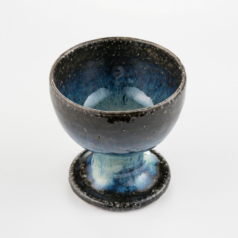 余宮 隆 作 青藁釉「ワインカップ」 |陶磁器 | WAKOオンラインストア