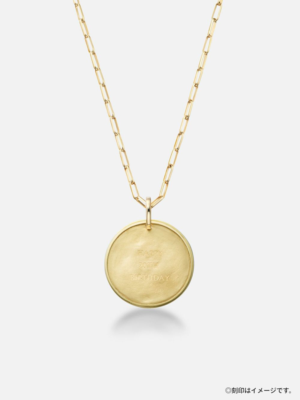 予約】パーソナルイニシャルペンダントトップ〈18KYG／イニシャル“D