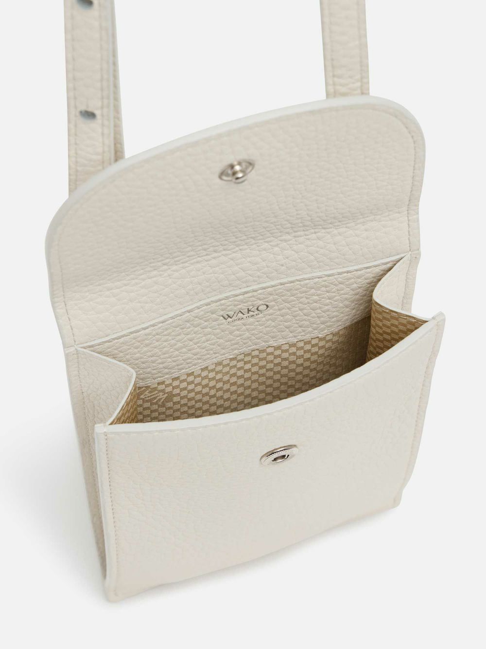 人気のクリスマスアイテムがいっぱい！ アイボリー モバイルショルダー MANACO |その他の革小物 WAKO | バッグ