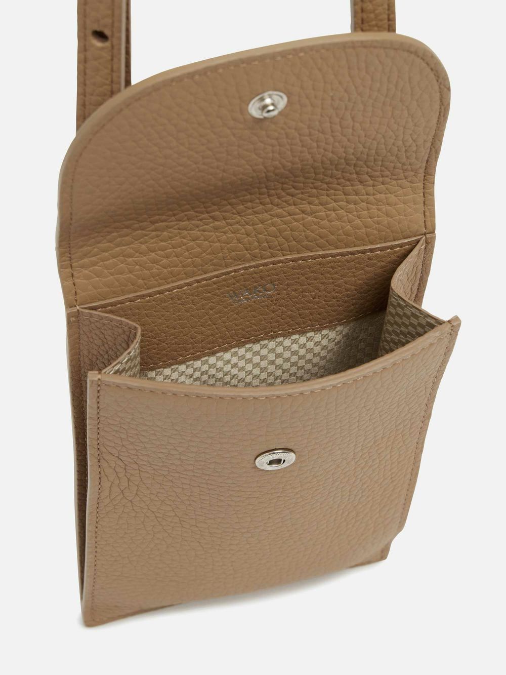 超人気高品質 MANACO モバイルショルダー WAKO | |その他の革小物 ベージュ バッグ