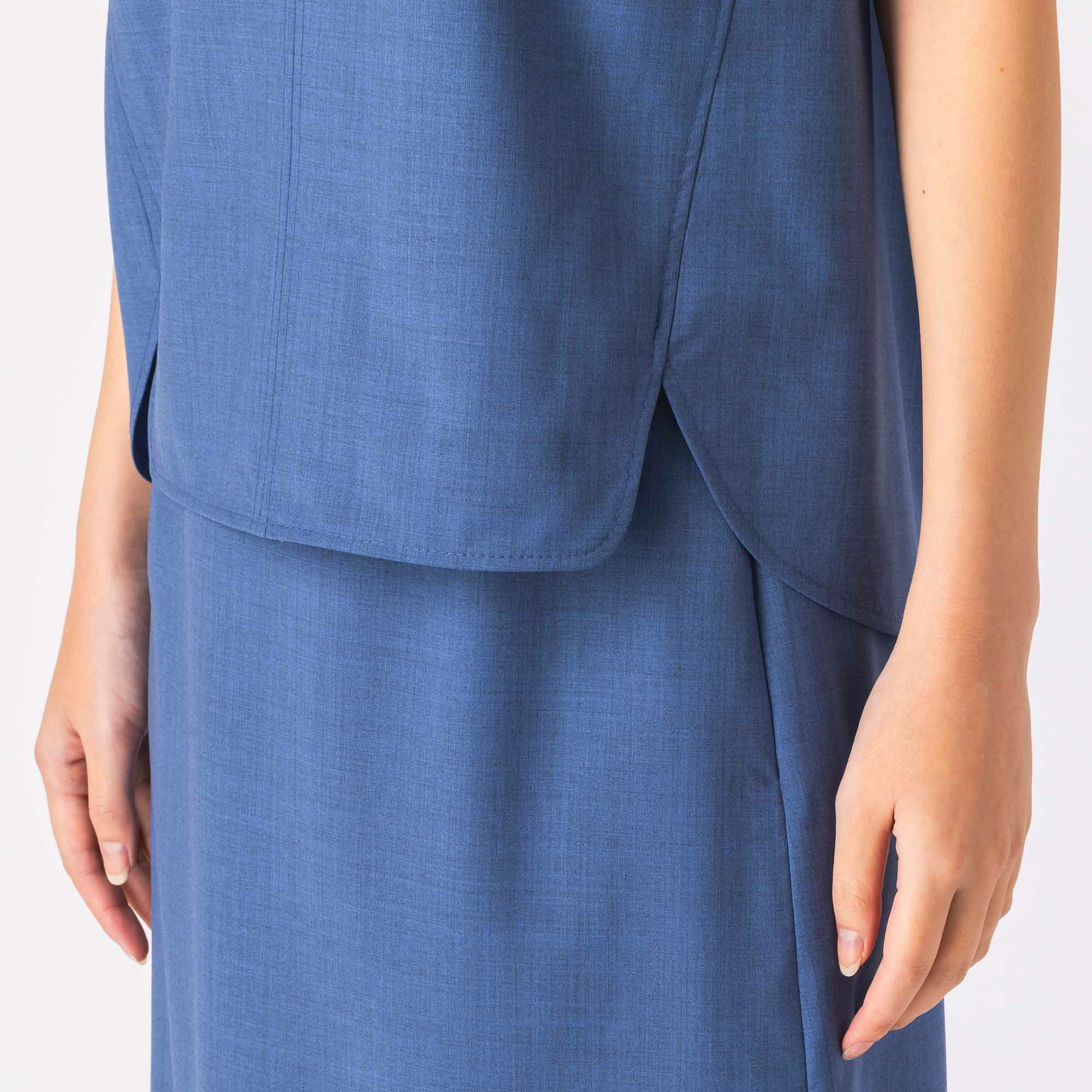 銀座WAKO NEW CLOSET プルオーバー ブルー