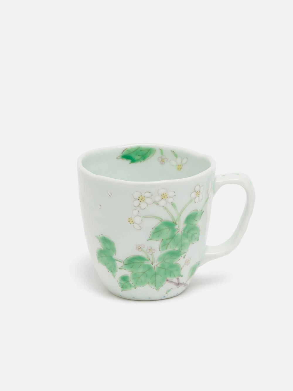 波佐見焼 藤川法男作 マグカップ〈白山いちげ〉 |ダイニング | WAKO