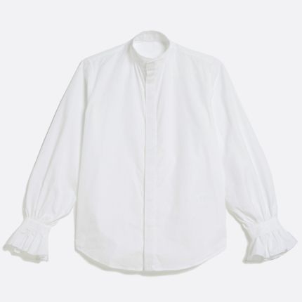 ブリエンヌパリ白シャツです美品◎ブリエンヌパリ　白シャツ