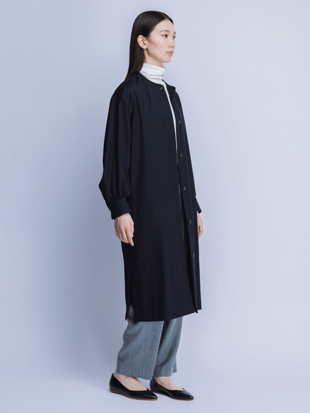 NEW CLOSET ベルト付きワンピース ダークネイビー |ワンピース