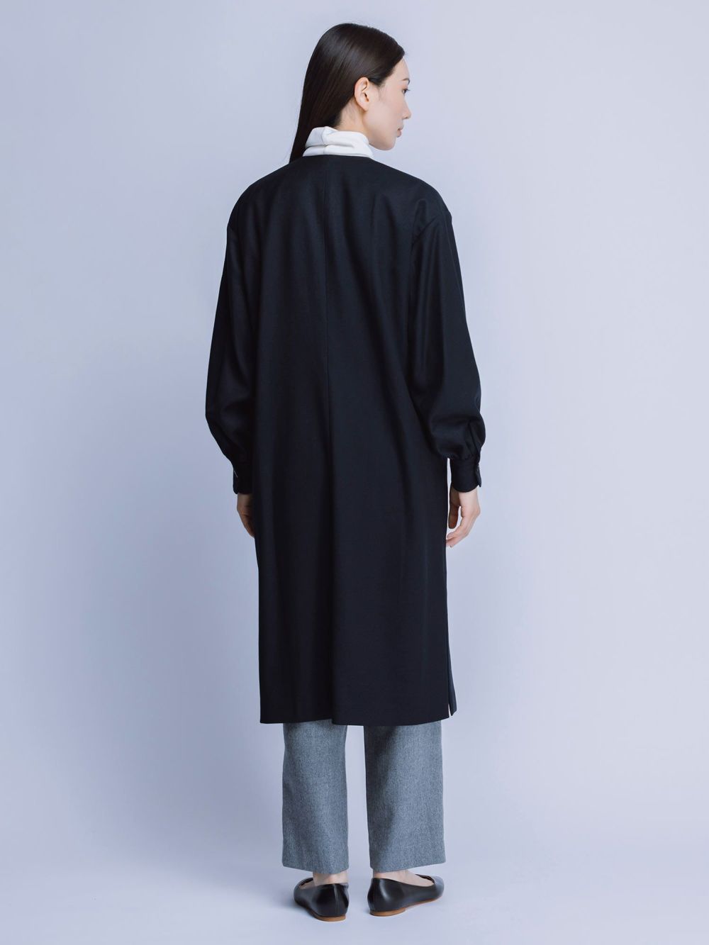 NEW CLOSET ベルト付きワンピース ダークネイビー |ワンピース