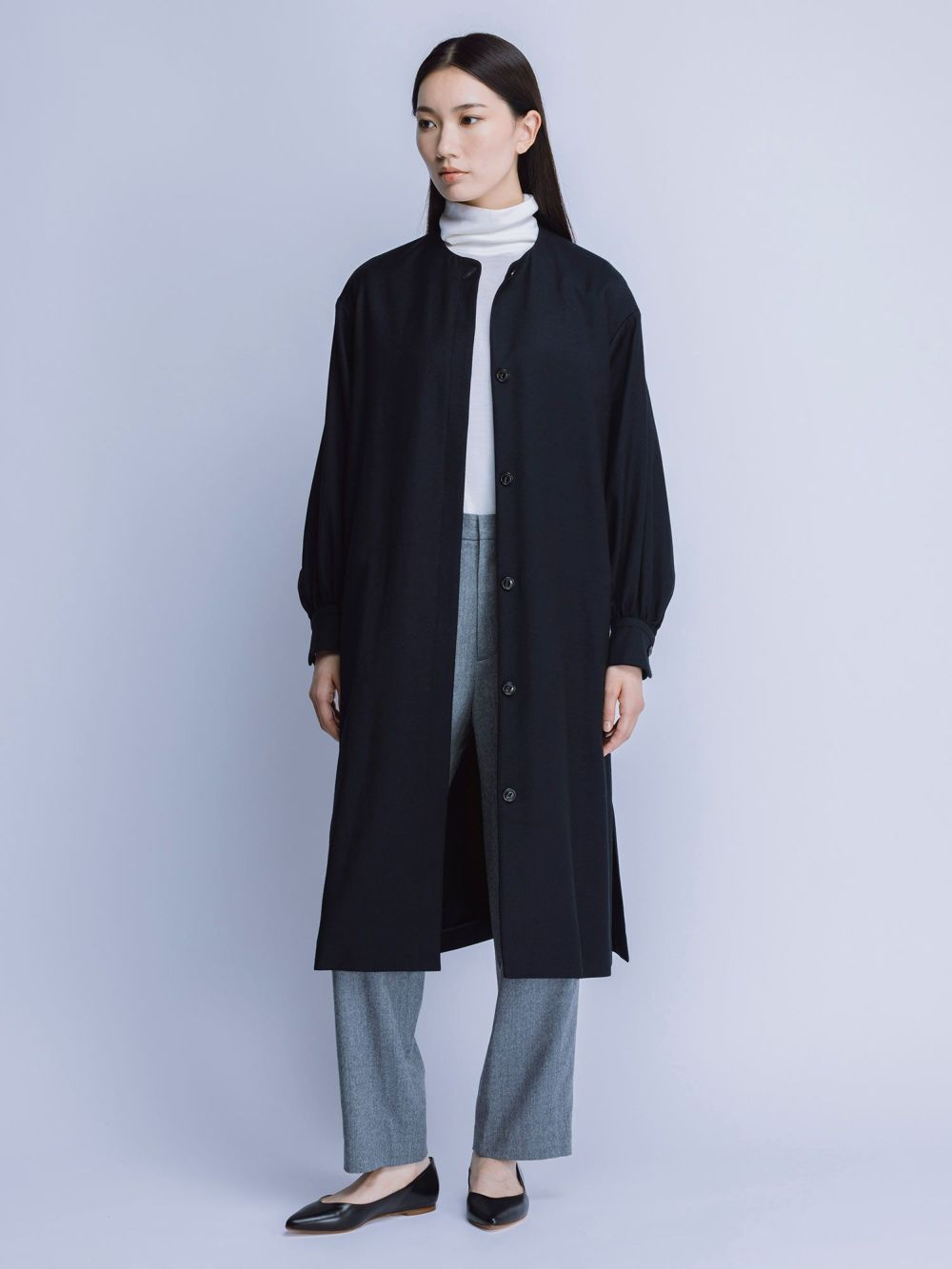 NEW CLOSET ベルト付きワンピース ダークネイビー |ワンピース