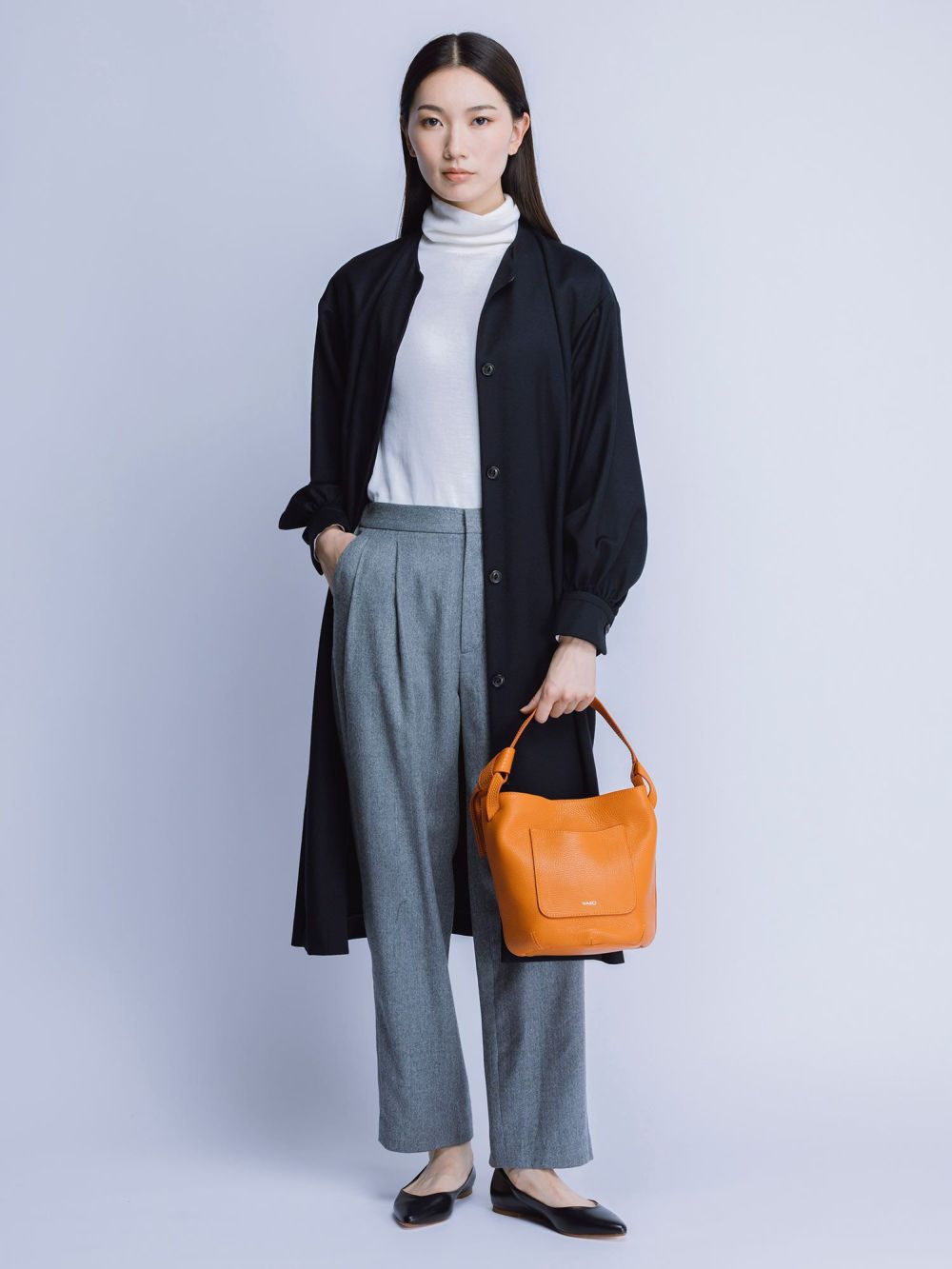 NEW CLOSET ベルト付きワンピース ダークネイビー |ワンピース