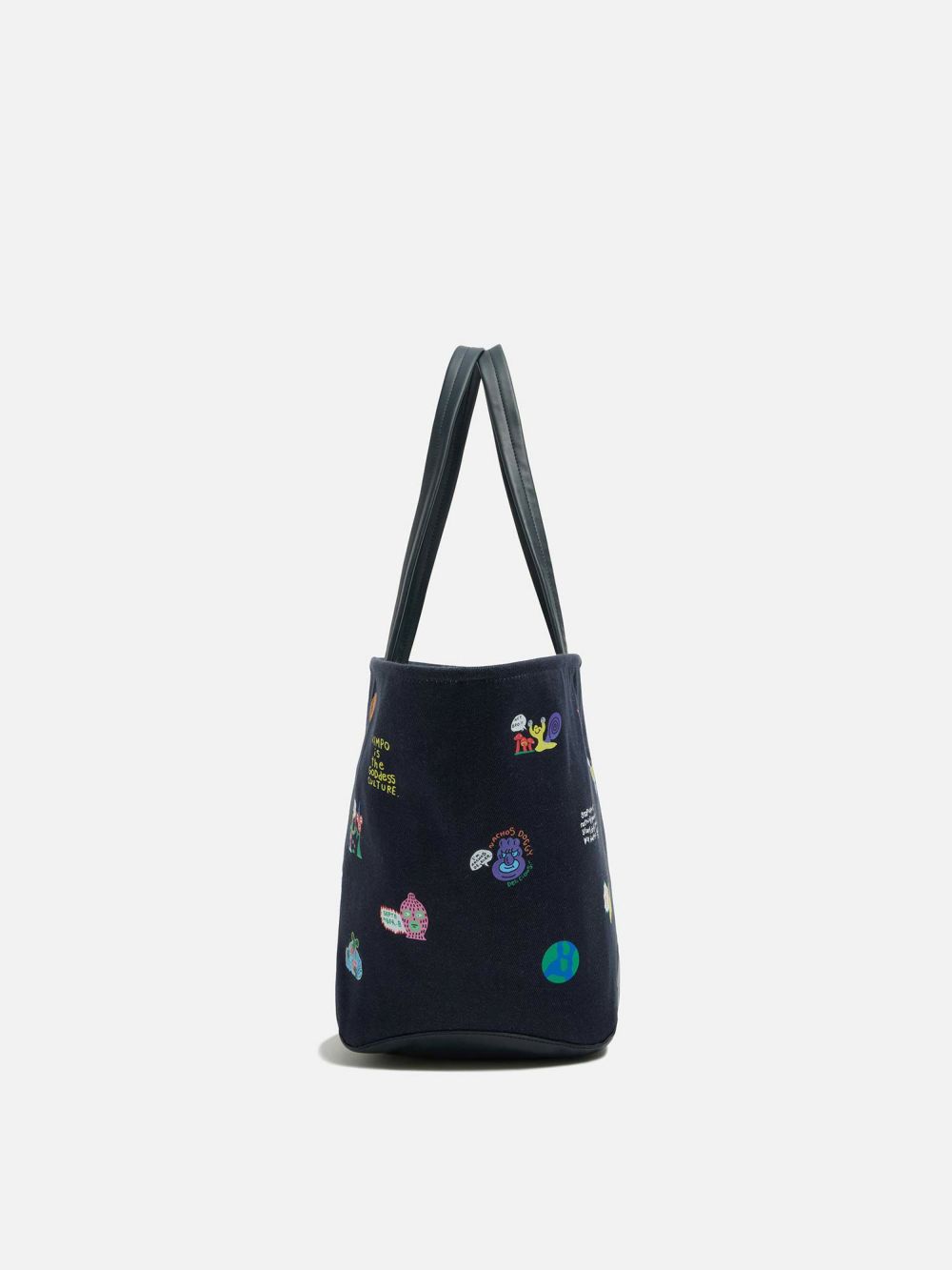 MANACO トートバッグ TOMASONコラボレーション ネイビー |トート