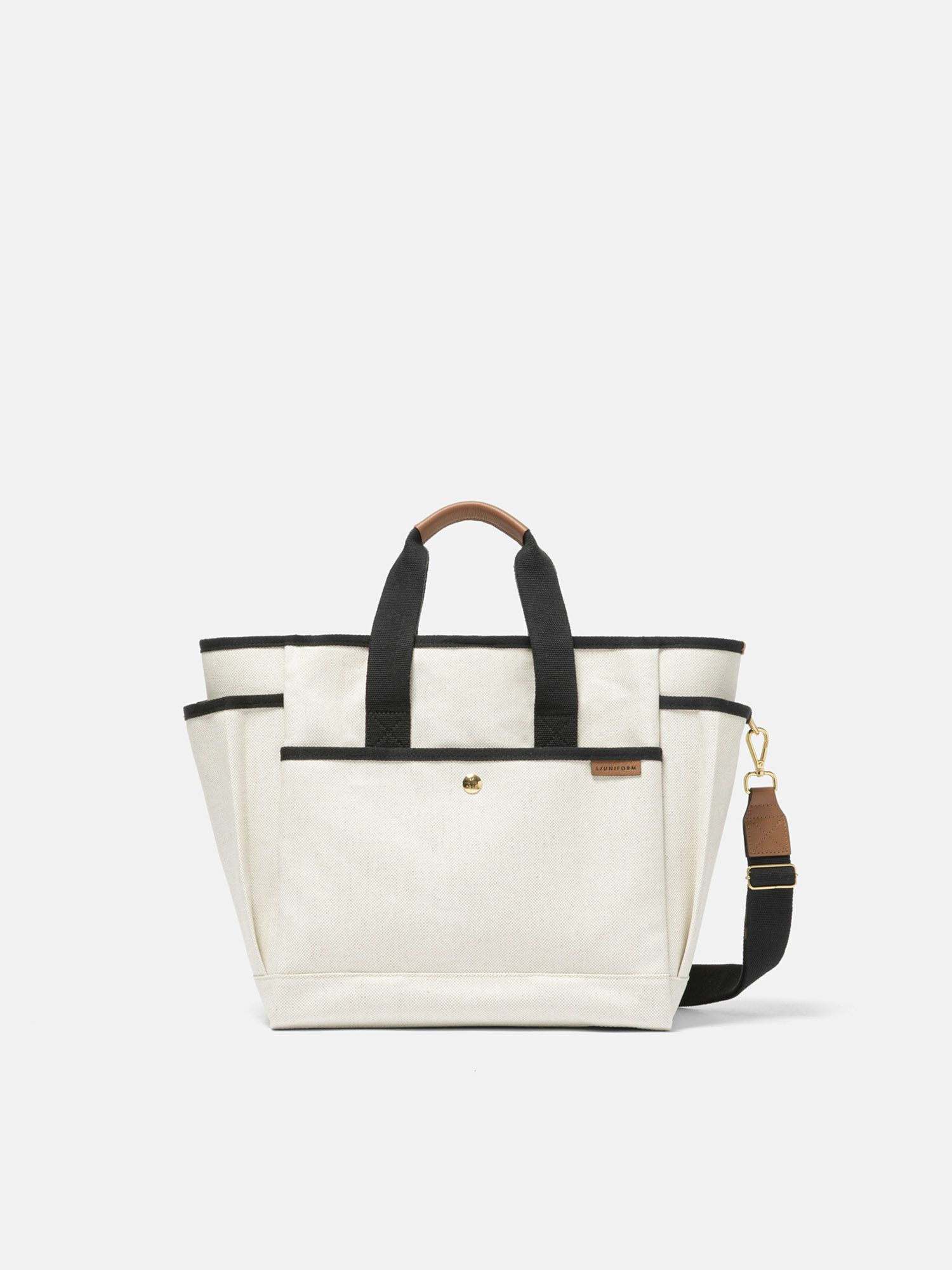L/UNIFORM N°3 THE TOOL BAG ナチュラル×ブラック |L UNIFORM | WAKO 