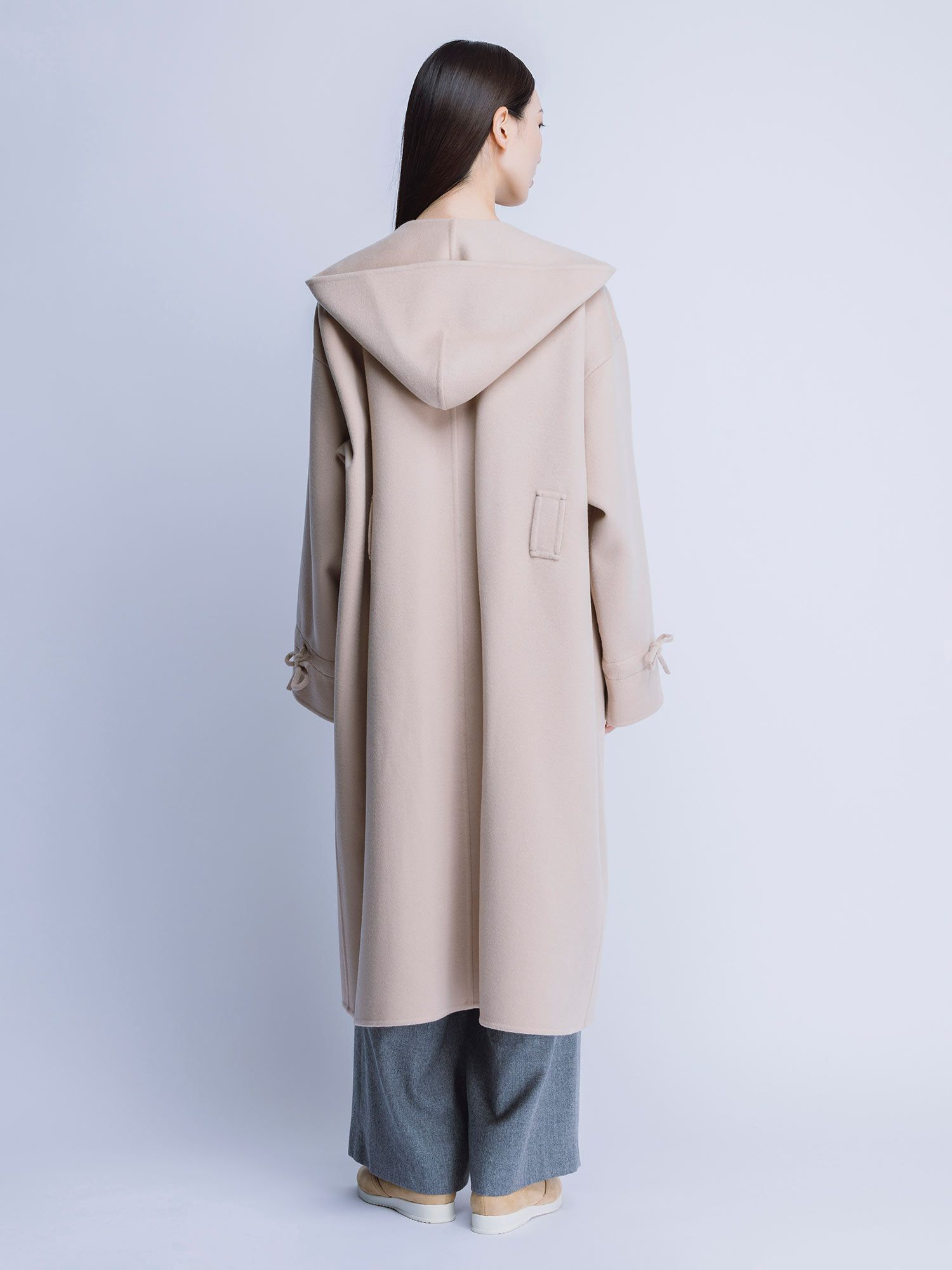 NEW CLOSET リバーフードコート ベージュ |アウター・ジャケット 