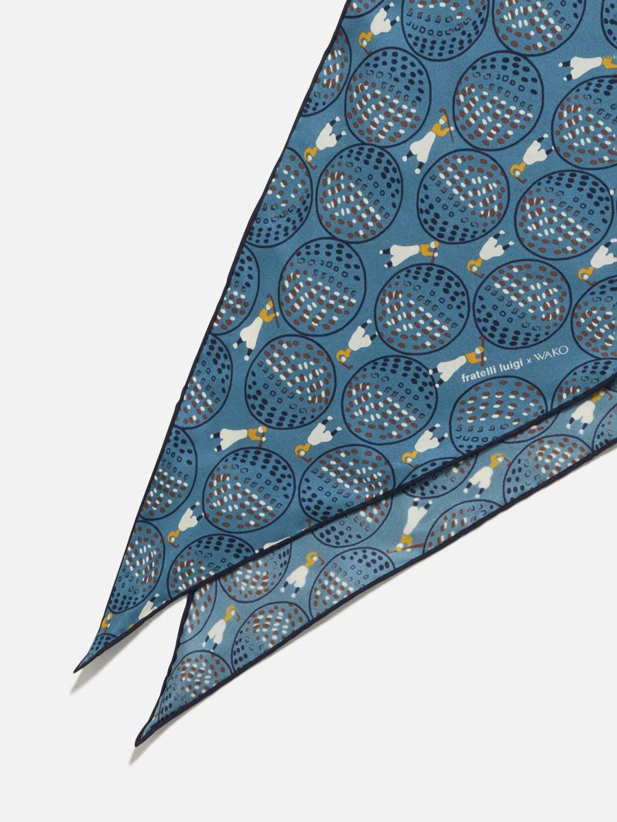 フラテッリ ルイージ スカーフ ライトブルー |スカーフ | WAKO公式