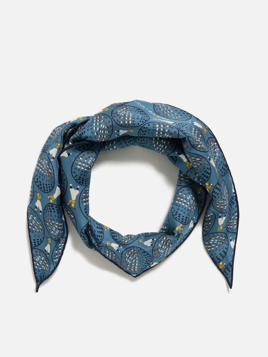 フラテッリ ルイージ スカーフ ライトブルー |スカーフ | WAKO公式