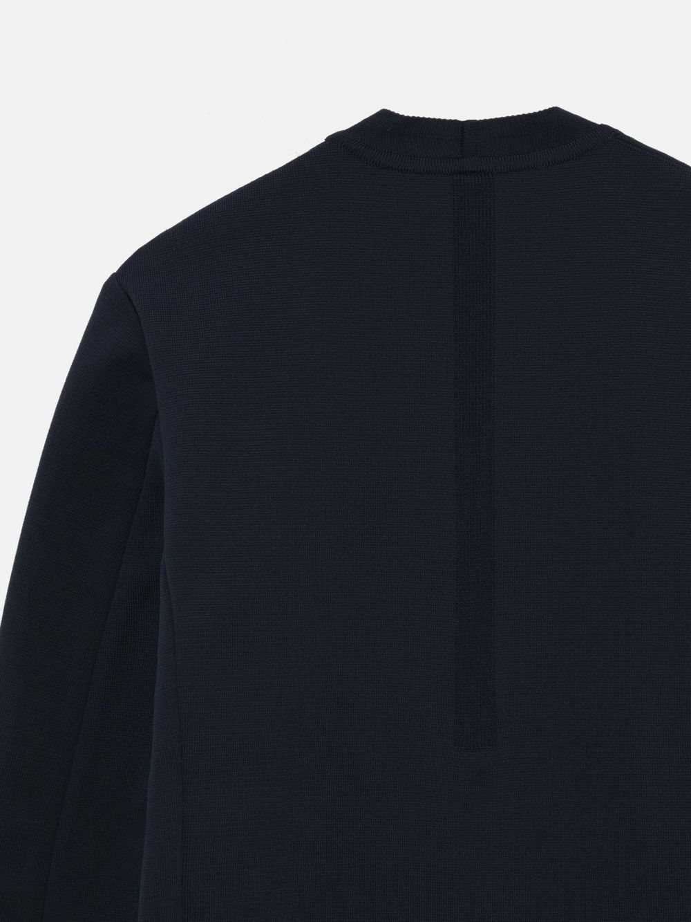 CFCL MILAN RIB DOUBLE BREASTED COLLARLESS PATCH POCKETS JACKET