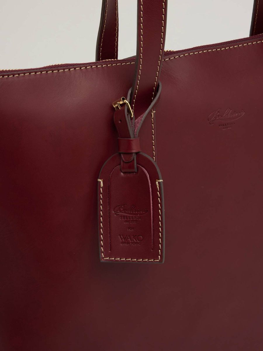 時計塔90年記念】 ボルドリーニ・セレリア トートバッグ ワイン