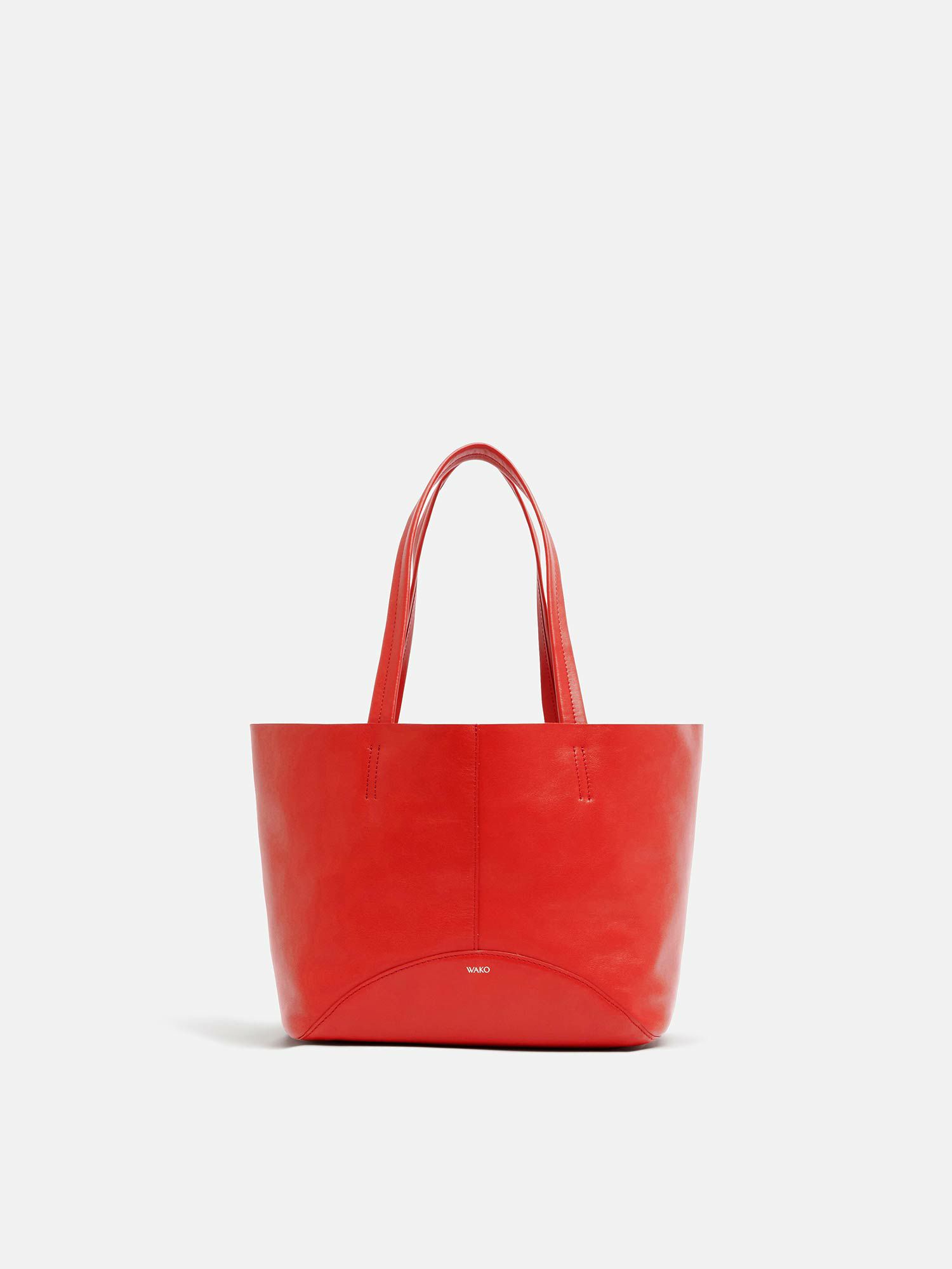 美品】WAKO 銀座和光 クロコ型押し 不味かっ 濃茶 シルバー金具 肩掛け 