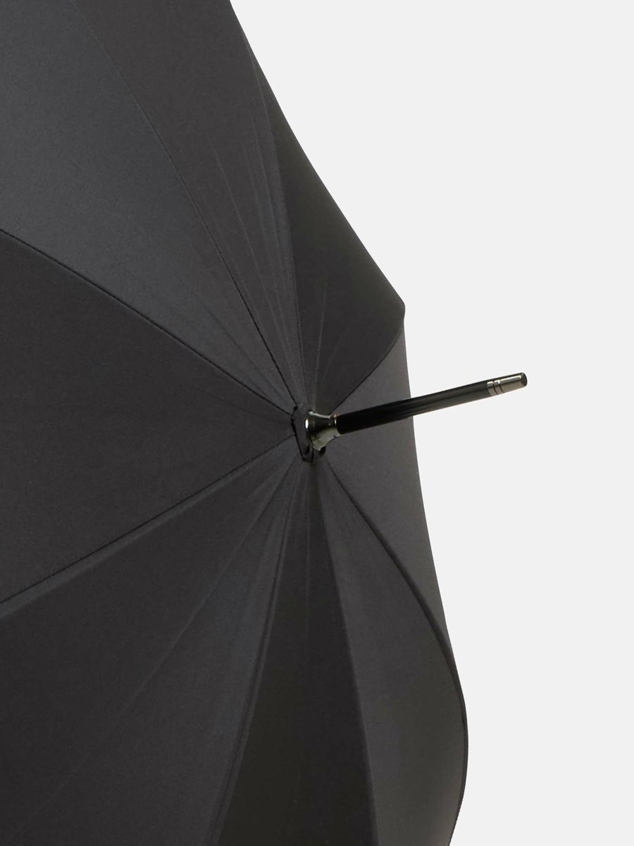 銀座和光　紳士用傘　黒 傘 WAKO 銀座和光 USED品 紳士傘 チェス グリーン コンゴ手元