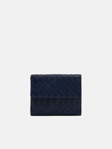 三つ折り財布 ネイビー |折り財布 | WAKO公式オンライン