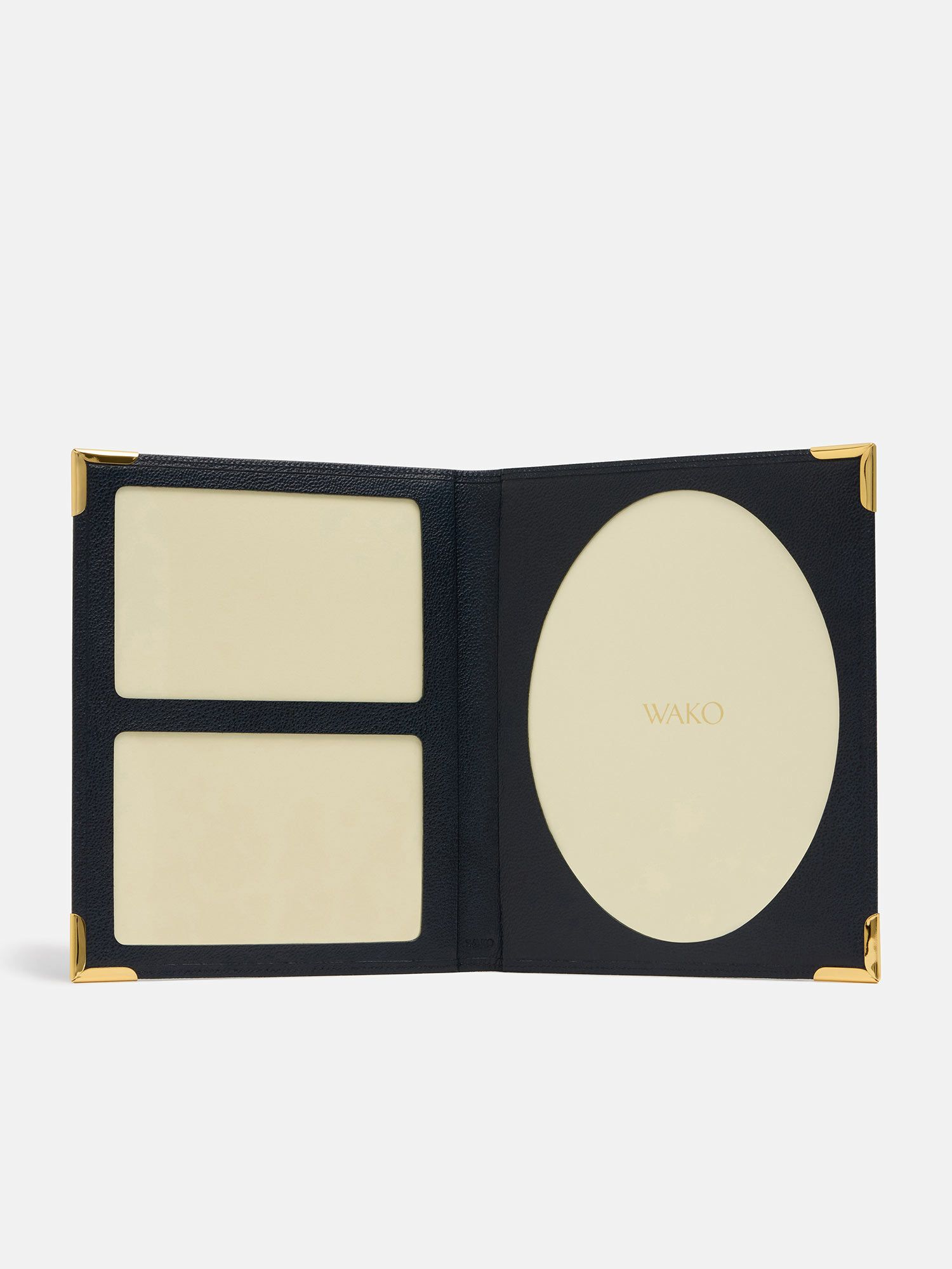 二つ折り写真立て ネイビー |リビング | WAKO公式オンラインブティック