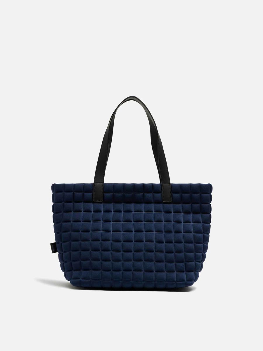 ✨美品✨ WAKO 和光 レザー ハンドバッグ トートバッグ ネイビー 本革 紺 美品 WAKO 現行品 定価38 500円 ワコウ 銀座 和光 Wモノグラム