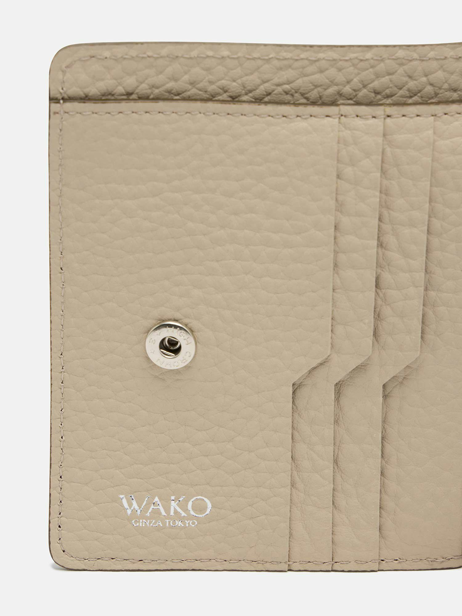 二つ折り財布 ベージュ |折り財布 | WAKO公式オンラインブティック 