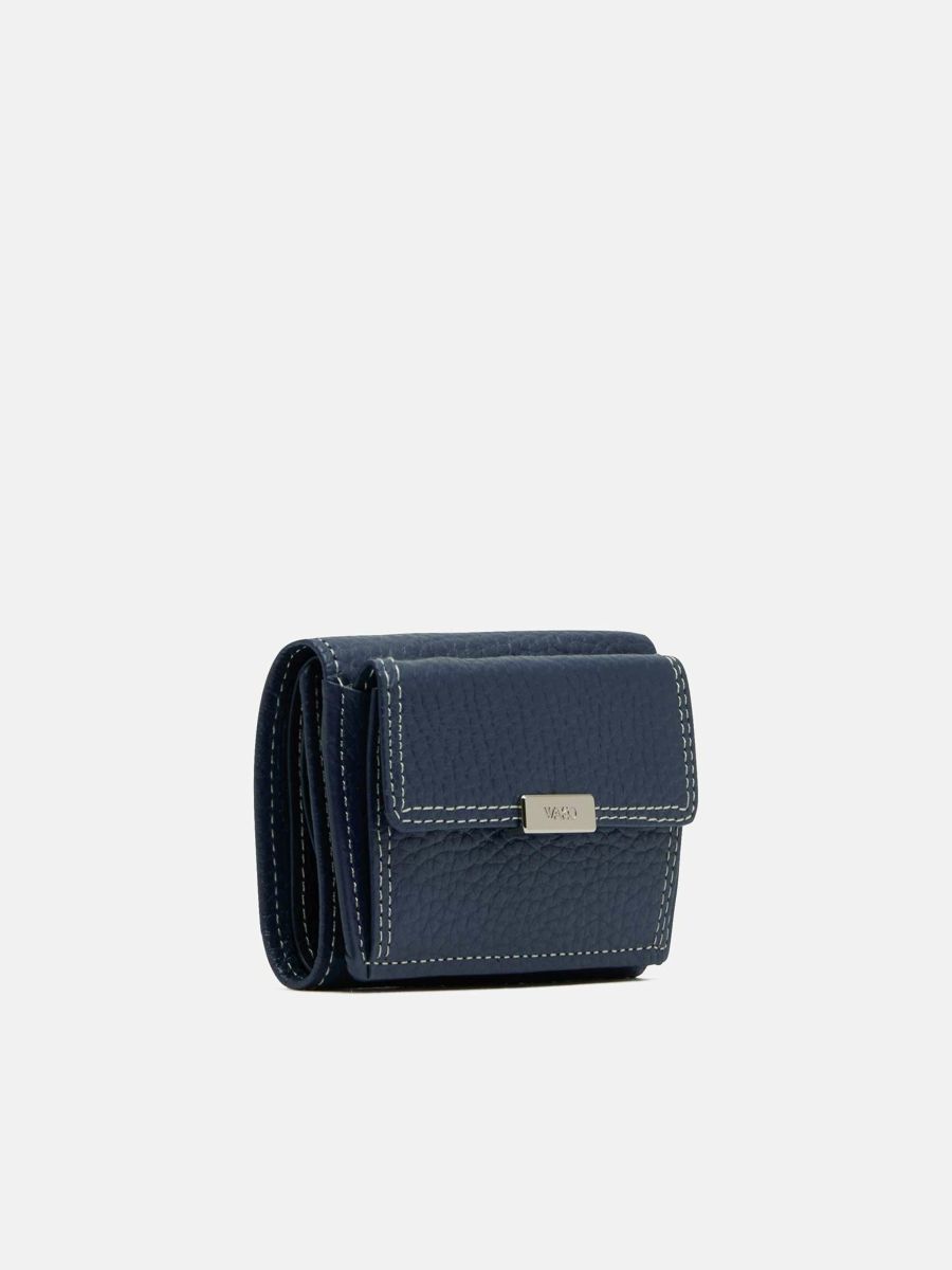 三つ折り財布 ネイビー |折り財布 | WAKO公式オンラインブティック