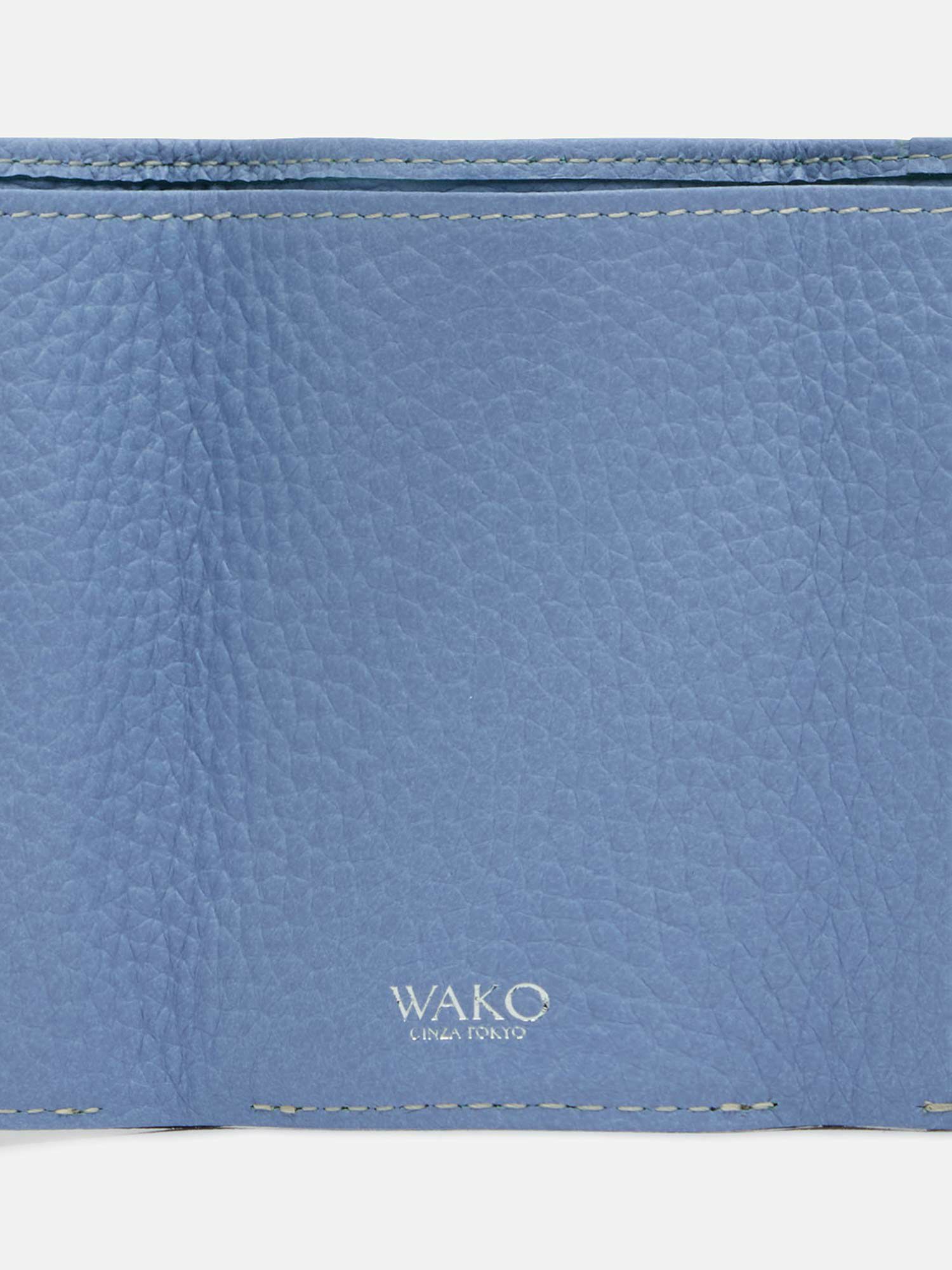三つ折り財布 ライトブルー |折り財布 | WAKO公式オンラインブティック 