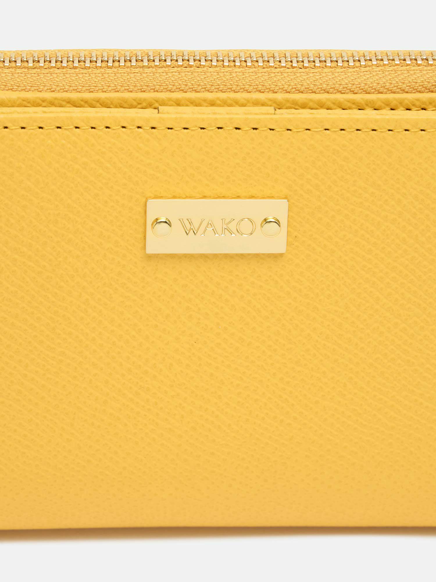 二つ折り財布 〈レディース〉 イエロー |折り財布 | WAKO公式 