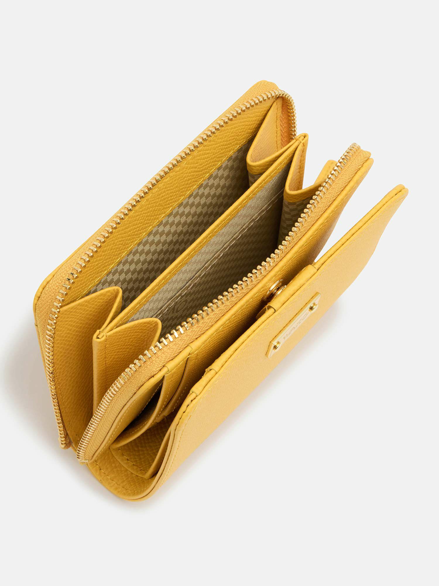 二つ折り財布 〈レディース〉 イエロー |折り財布 | WAKO公式 