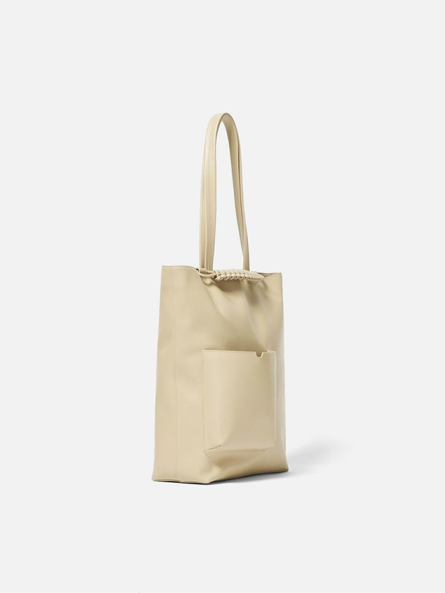 SAGAN Vienna Pazar Book TOTE COW Leather ベージュ |SAGAN