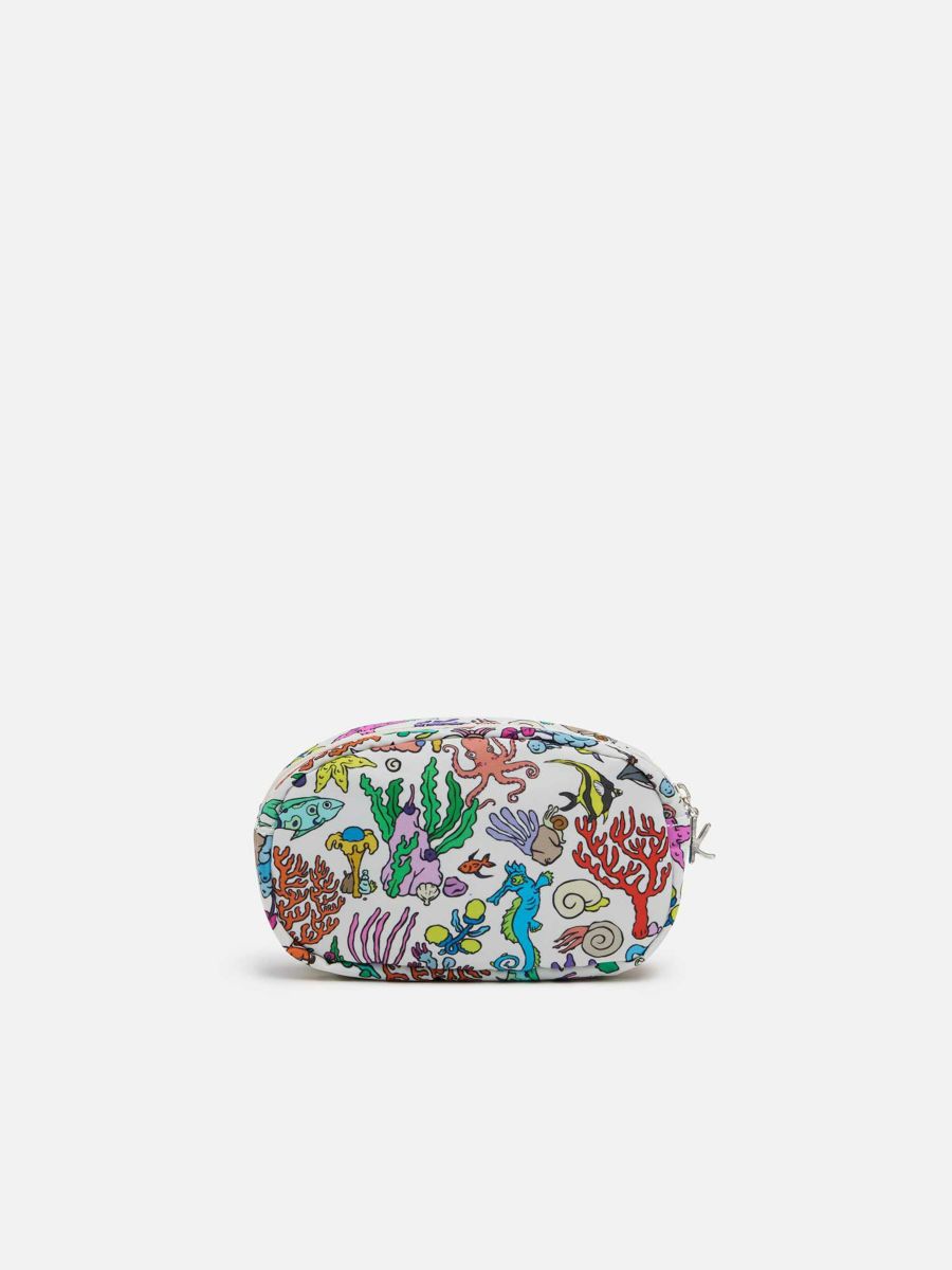 ホワイトビーチ ディエッフェ・キンロック ポーチ「SEABED」 ホワイト |その他の