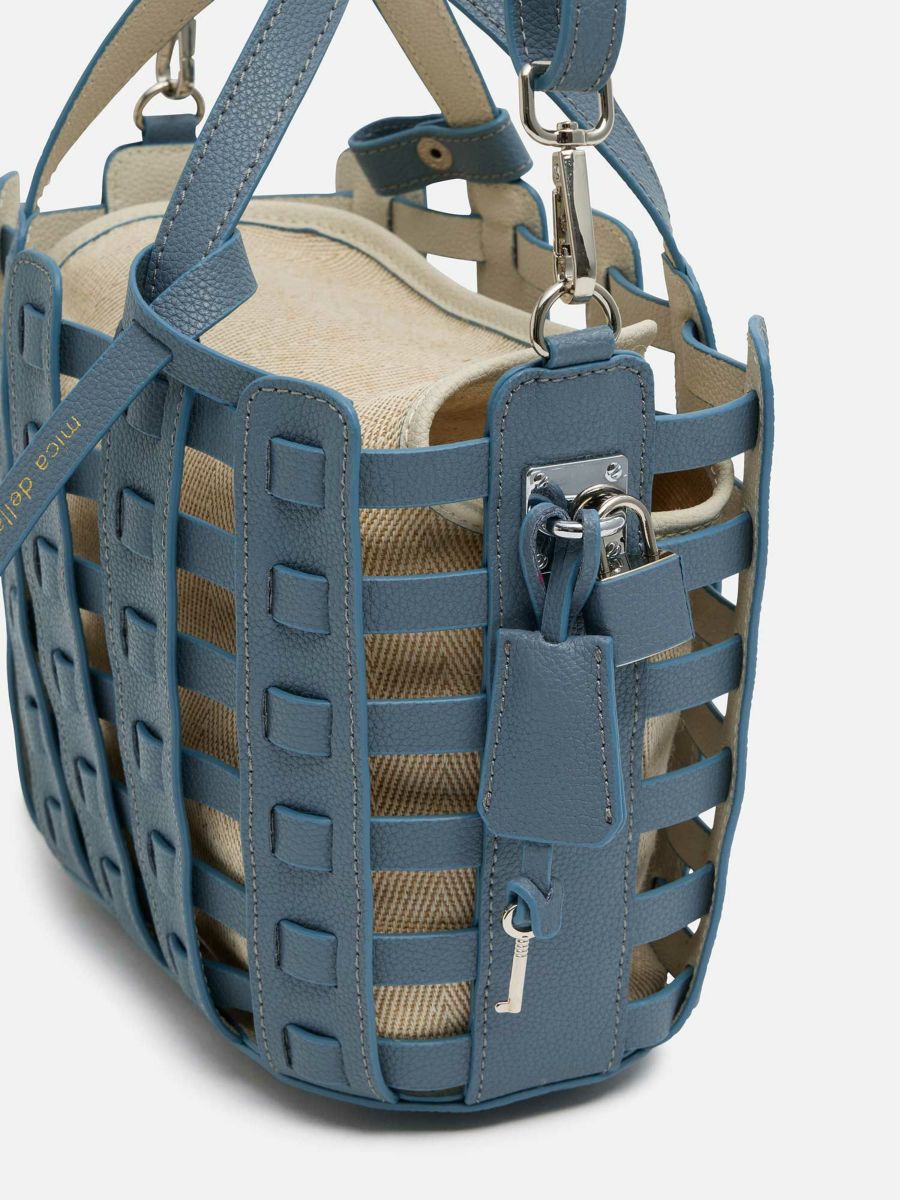 micaページ mica della valle トートバッグ サックスブルー |トートバッグ | WAKO