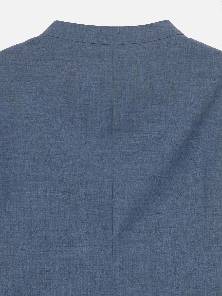 NEW CLOSET ジレ ショート ブルー |アウター・ジャケット | WAKO
