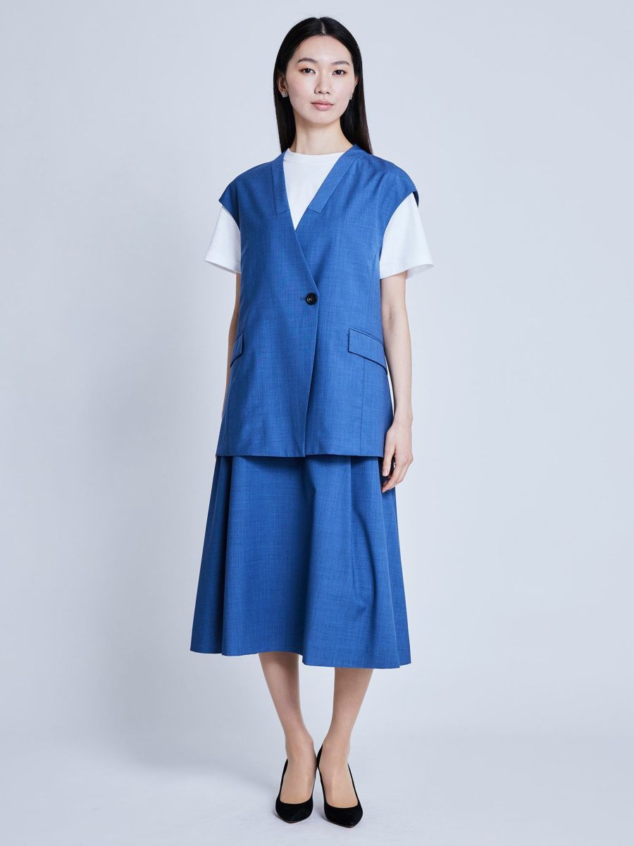 新品未使用　銀座和光ジャケット＆半袖ワンピース　入学式、入社式、結婚式 ワンピース／半袖／フォーマル／ウォッシャブル／無地／destyle