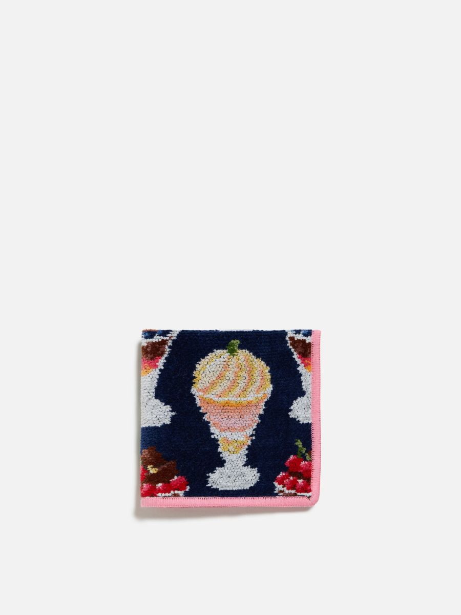 予約】フェイラーハンカチ「WAKO PARFAIT」 ネイビー |タオル